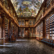 christian-voigt---Philosophical-Hall---Strahov-Monastery-H-157-cm--x-B-224-cm-Edition-12-BLACK-DISTANCE-FRAME,-TULIPWOOD